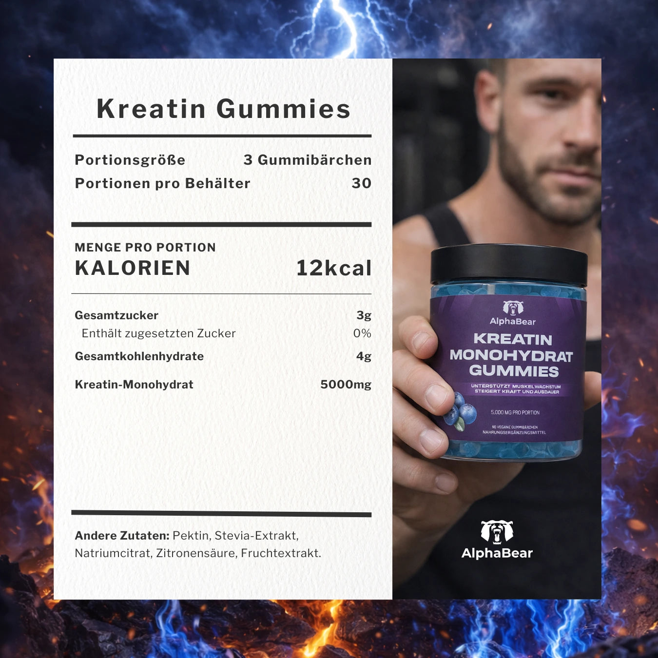 Kreatin Monohydrat Gummies