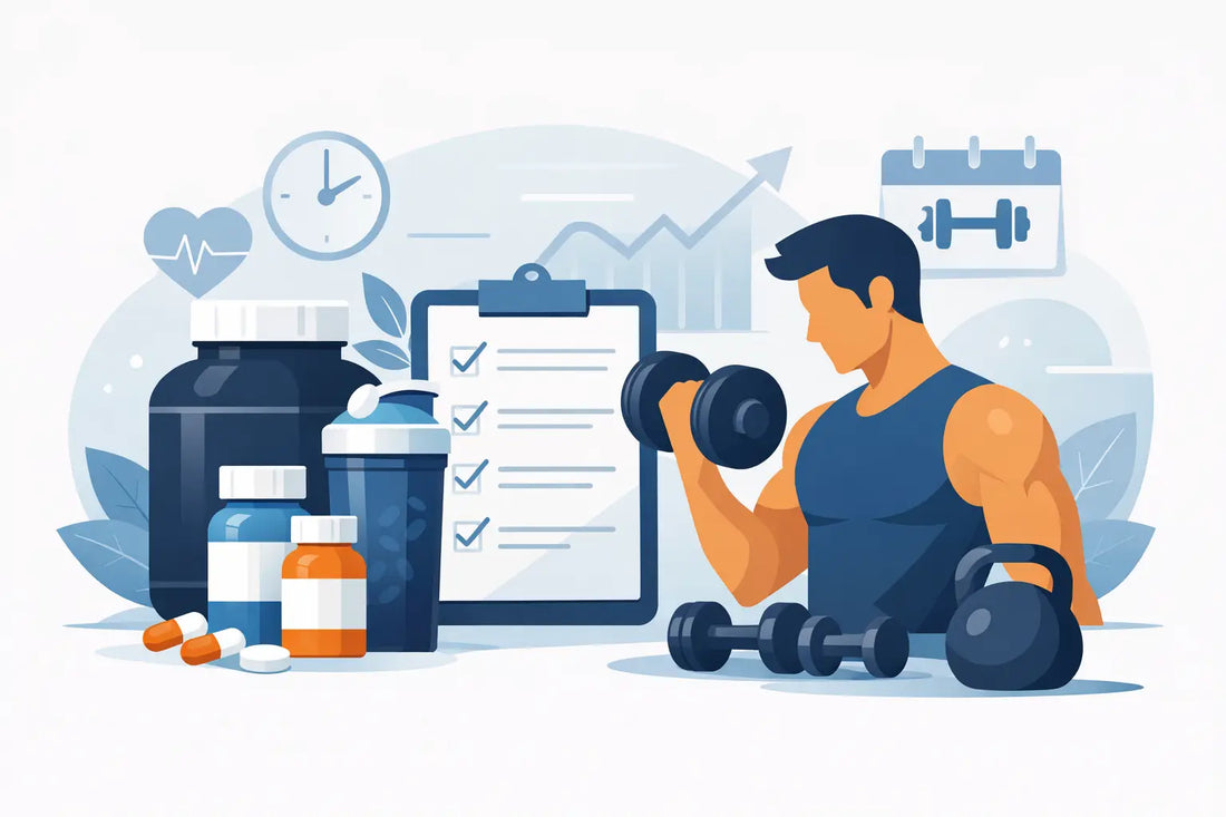 Supplement-Routine für diszipliniertes Training aufbauen