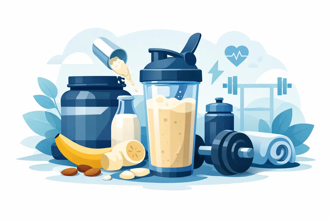 Proteinshake nach dem Training zubereiten