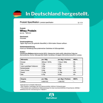 AlphaBear Protein - Chocolate | 500 g